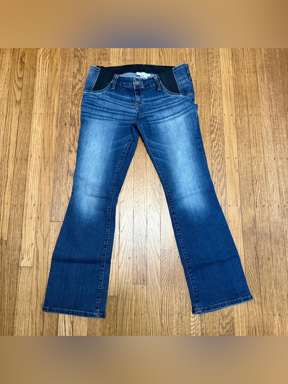 NWOT Isabel Women's Blue Maternity Bootcut Jeans size 10